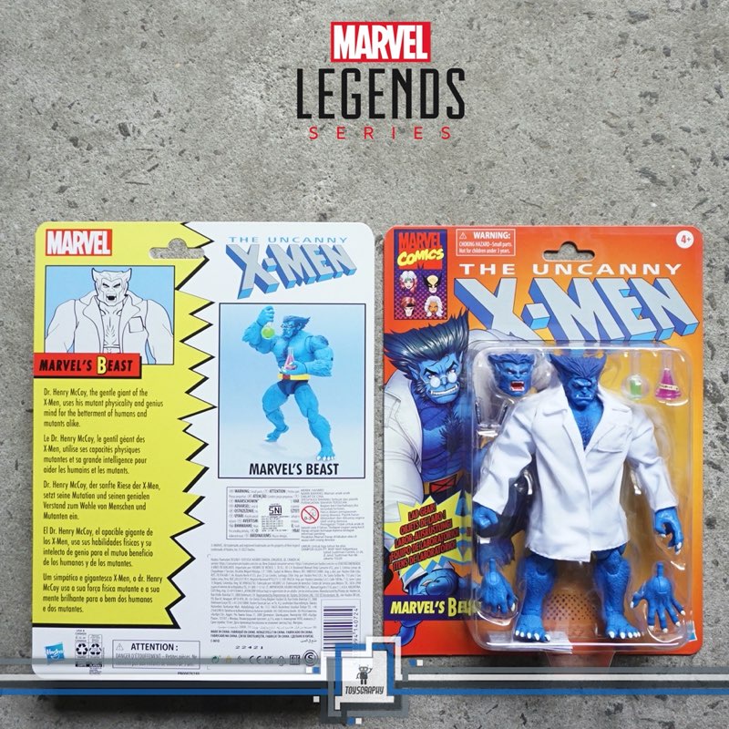 Marvel Legends The Uncanny Xmen Retro Beast Lab Coat X Men X-men