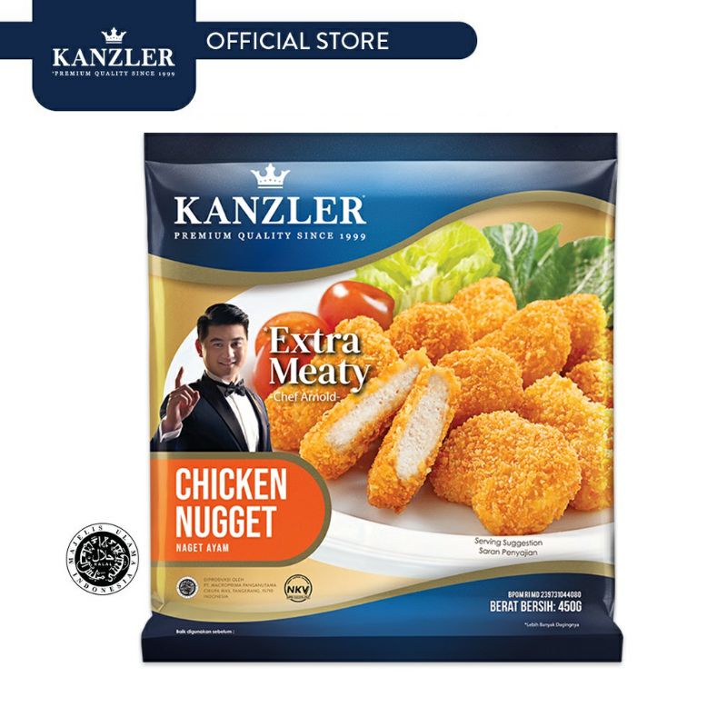 

KANZLER CHIKEN NUGET EXTRA MEATY 450 Gram