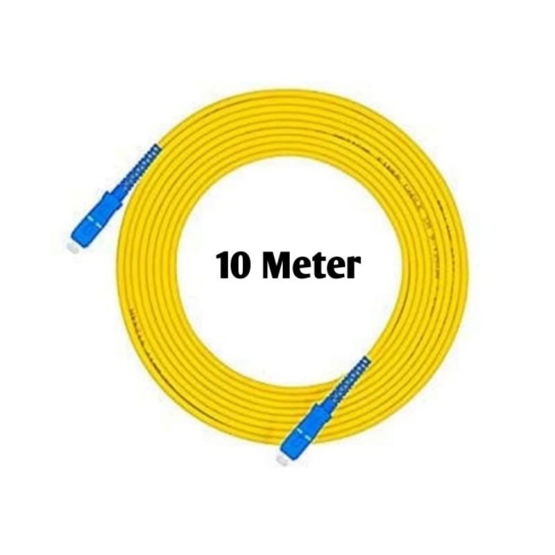 Netfo SC-SC-SM-SP-30M Kabel Fiber Optik Patch Cord SC SC 30M Single Mode Simplex 30 Meter