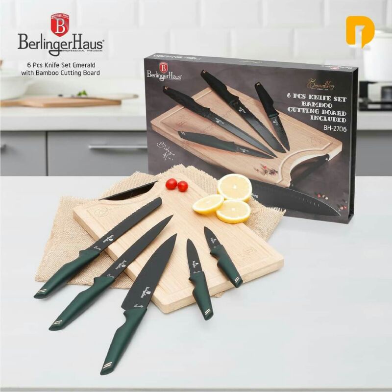 Pisau Set Talenan Berlinger Haus 6 Pcs