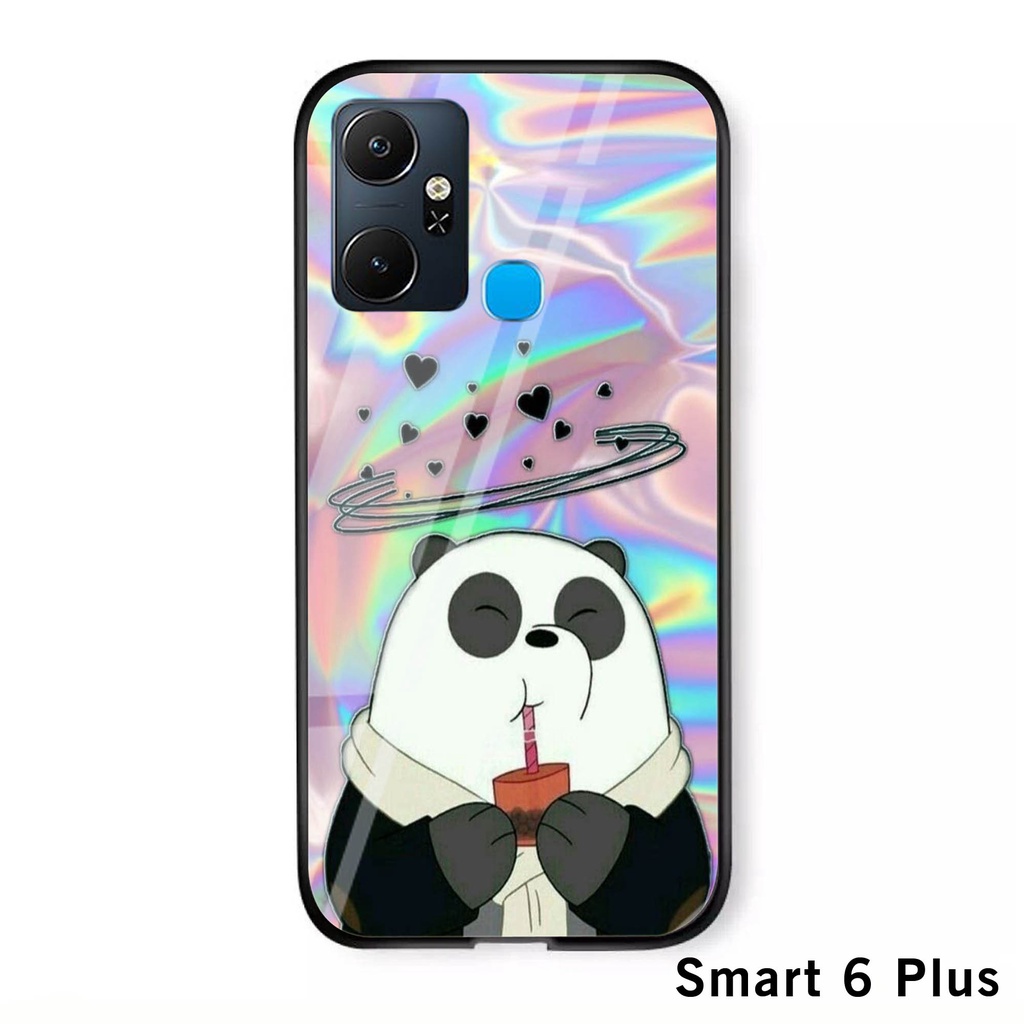 [A09] SoftCase Glass Kaca Kilau INFINIX SMART 6 PLUS - Softcase Kaca INFINIX SMART 6 PLUS - Casing H