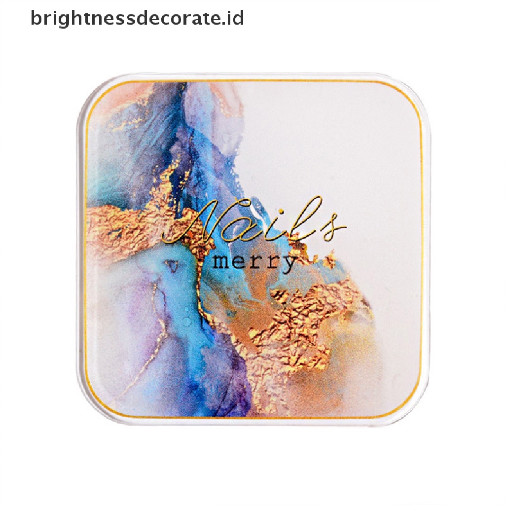 [Birth] Resin Stone Nail Art Akrilik Palette Display Board Pager Alat Pencampur Warna [ID]