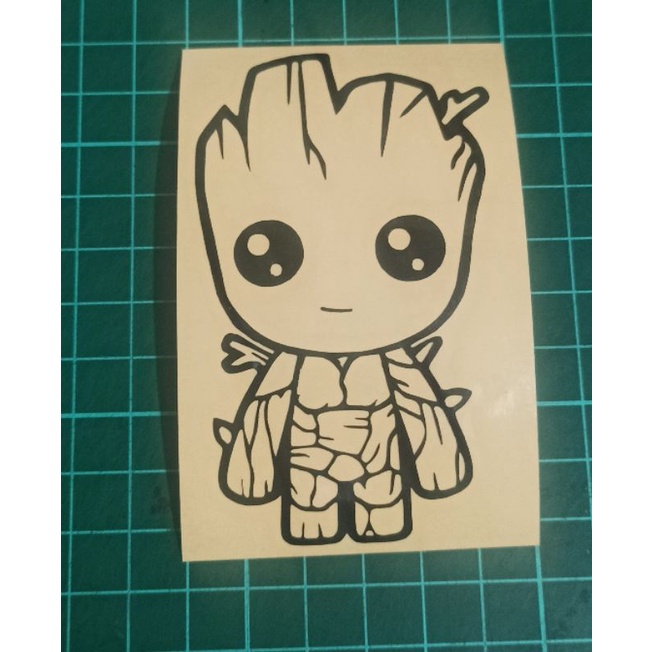 

Stiker Cutting Baby Groot / Stiker Custom Variasi Motor Mobil