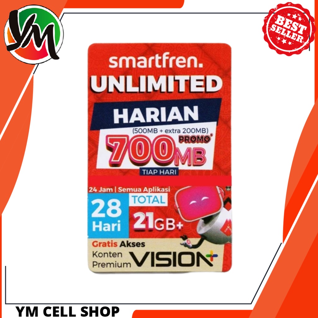 Voucher Kuota Smartfren Unlimited LITE 1GB/Hari 28 Hari