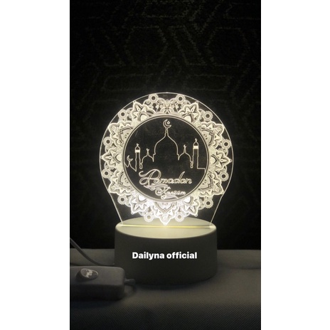 LAMPU KADO Akrilik AESTETIC LED 3D ~ LAMPU HIAS KAMAR AESTETIC