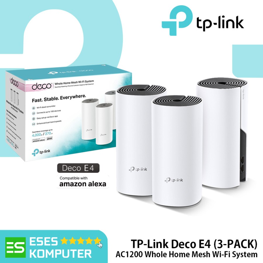 TP-Link Deco E4 AC1200 Whole Home Mesh WiFi System