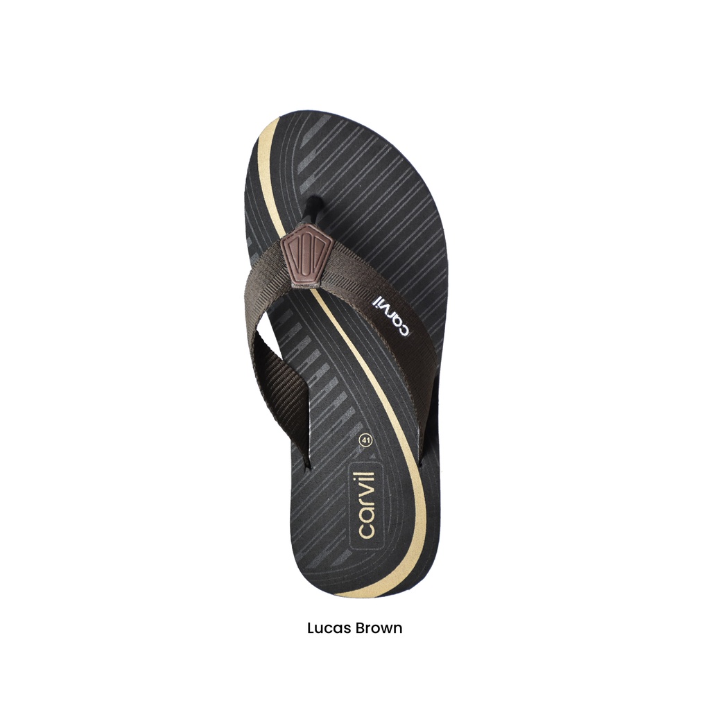 Moteza Sandal Jepit Carvil Pria / Sendal Cowok Original TERLARIS TERMURAH - LUCAS / WILDER