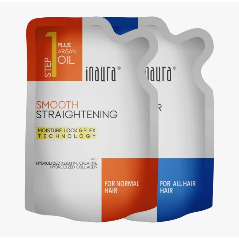 INAURA MAGIA SMOOTHING STRAIGHTENING NEW 130mL ( 1 PAKET isi STEP 1 DAN STEP 2 )
