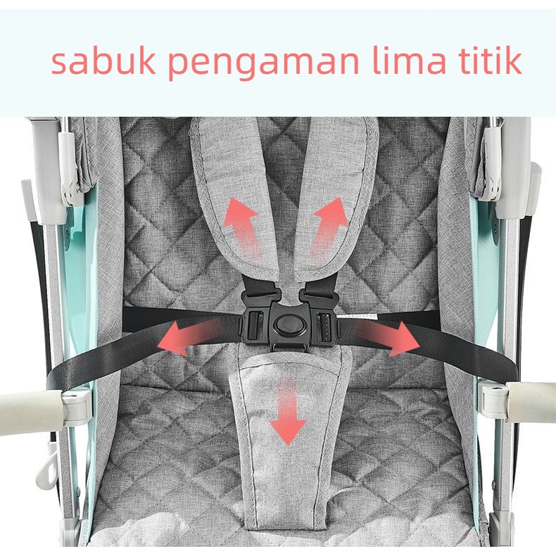 Stroller TIANRUI TR18 Bayi Autofold Cabin Size sangat ringan Stroller