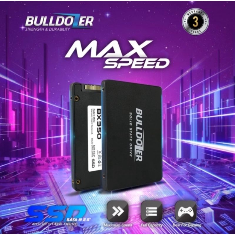 SSD BULLDOZER 128GB SATA III 2.5" BX250 FULL CAPACITY