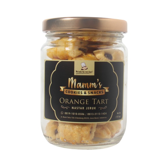 

Terlaris ✨ - Nastar Jeruk JAR KACA Orange Tart Kue Kering Gift Hampers Cookies Enak - Gojek/Grab 2.1.23