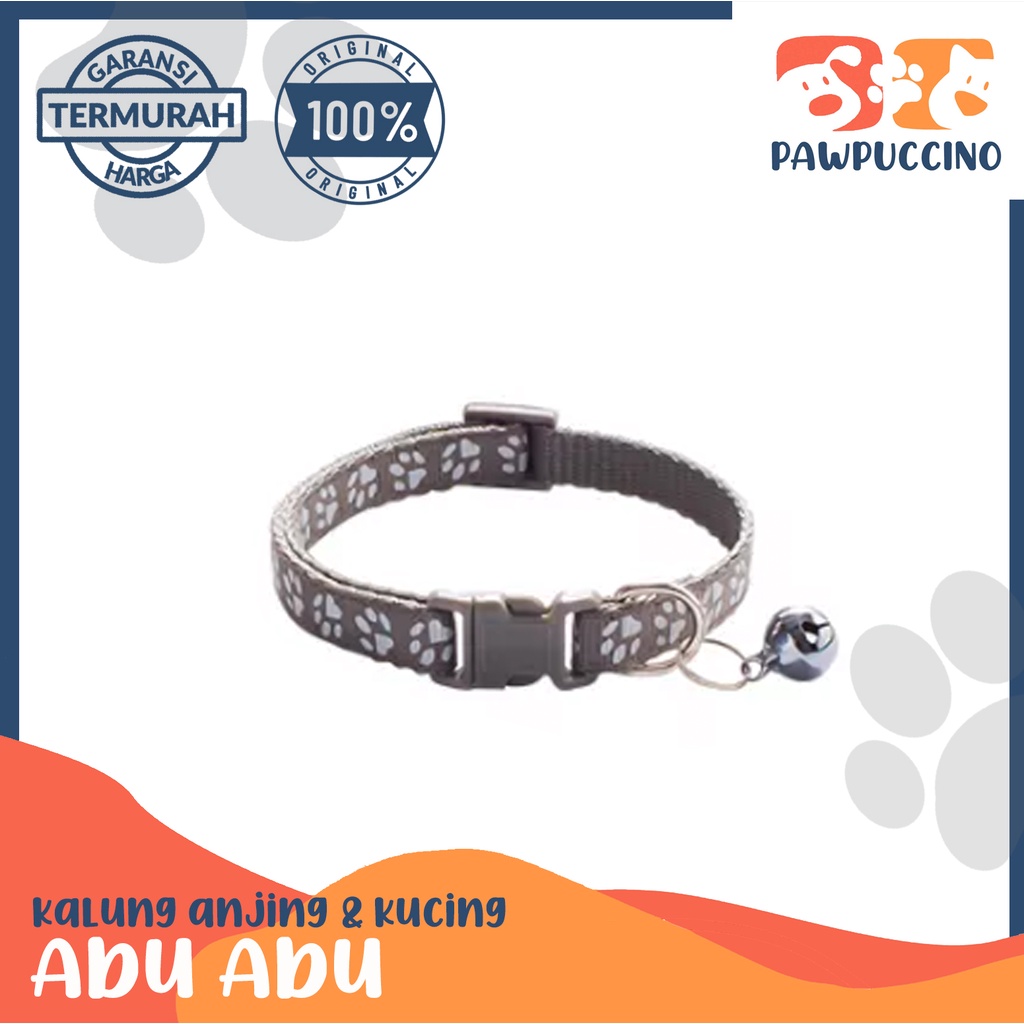 KALUNG LONCENG KUCING/ANJING MOTIF PAW