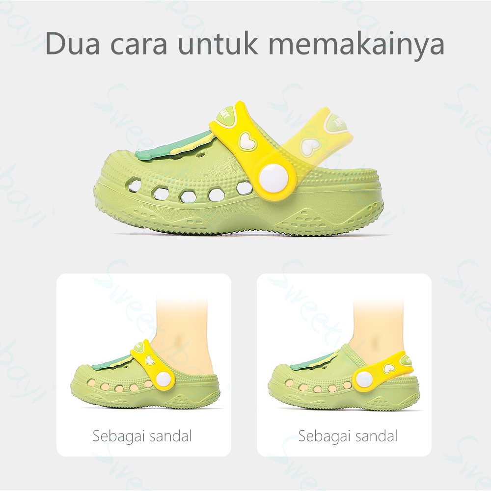 SweetyBayi Sandal anak perempuan laki laki lembut Sendal anak kartun Sepatu sandal anak