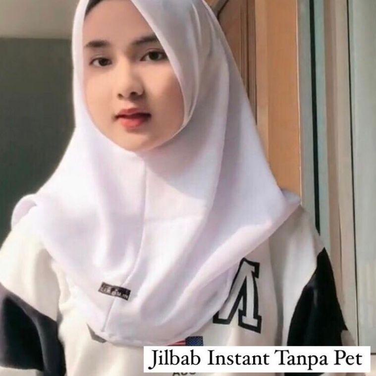 TERMURAH R927 Jilbab sekolah Instant paris premium (berlabel mughit) ウ