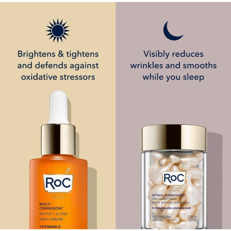 RoC Multi Correxion Revive + Glow Vitamin C Serum 30 ML