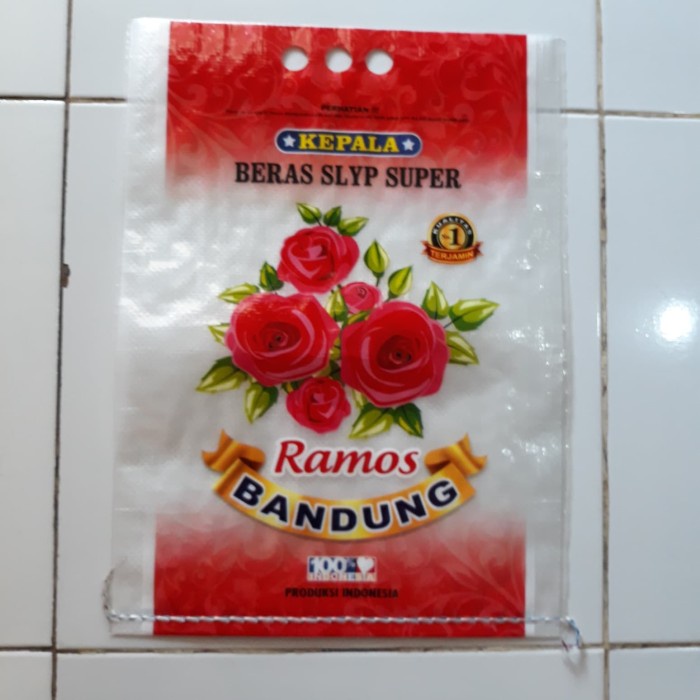 [KGLH] Karung Beras Laminasi Ramos Bandung 5Kg