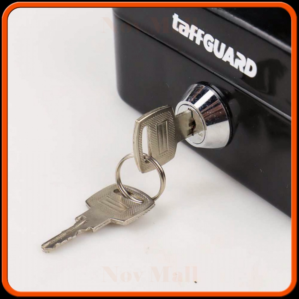 Kotak Brankas Uang Safebox Key Lock 12.5x9.5x6cm -ST595