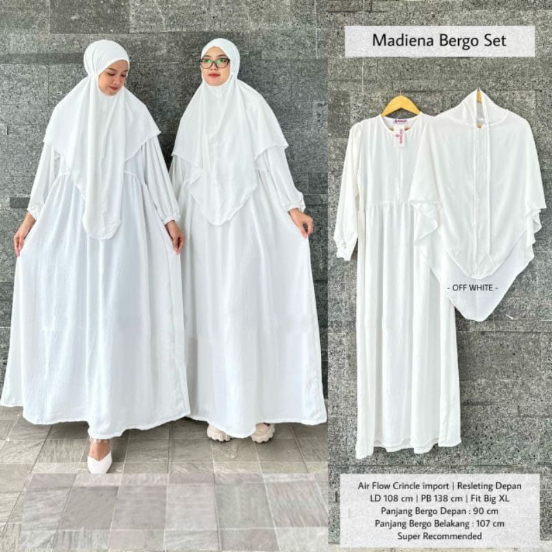 DRESS MUSLIM, Fashion Muslim, baju wanita, dress, gamis, Baju gamis, fashion wanita, Madiena Bergo Set