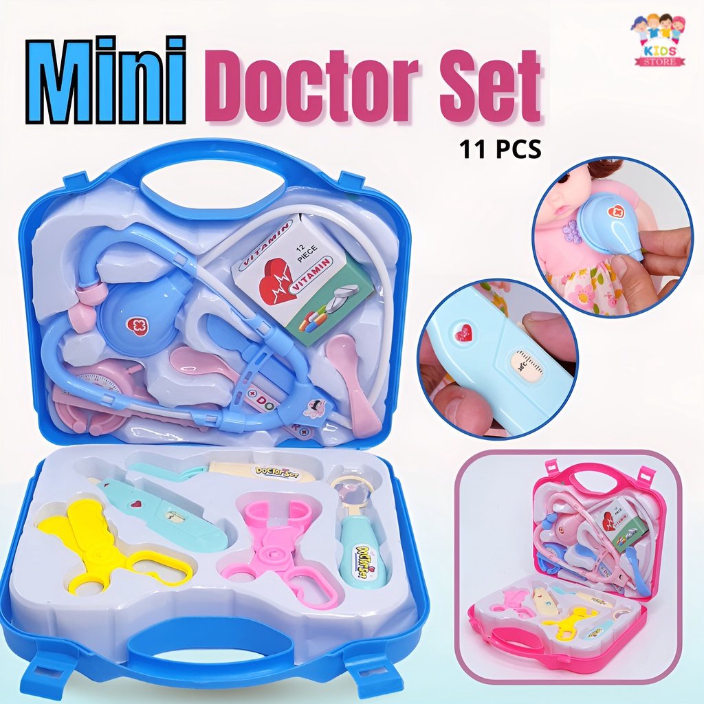 Doctor Set | Mainan Dokter Dokteran Anak | Kado Ultah Anak Cewek | Hadiah Ulang Tahun Anak Perempuan
