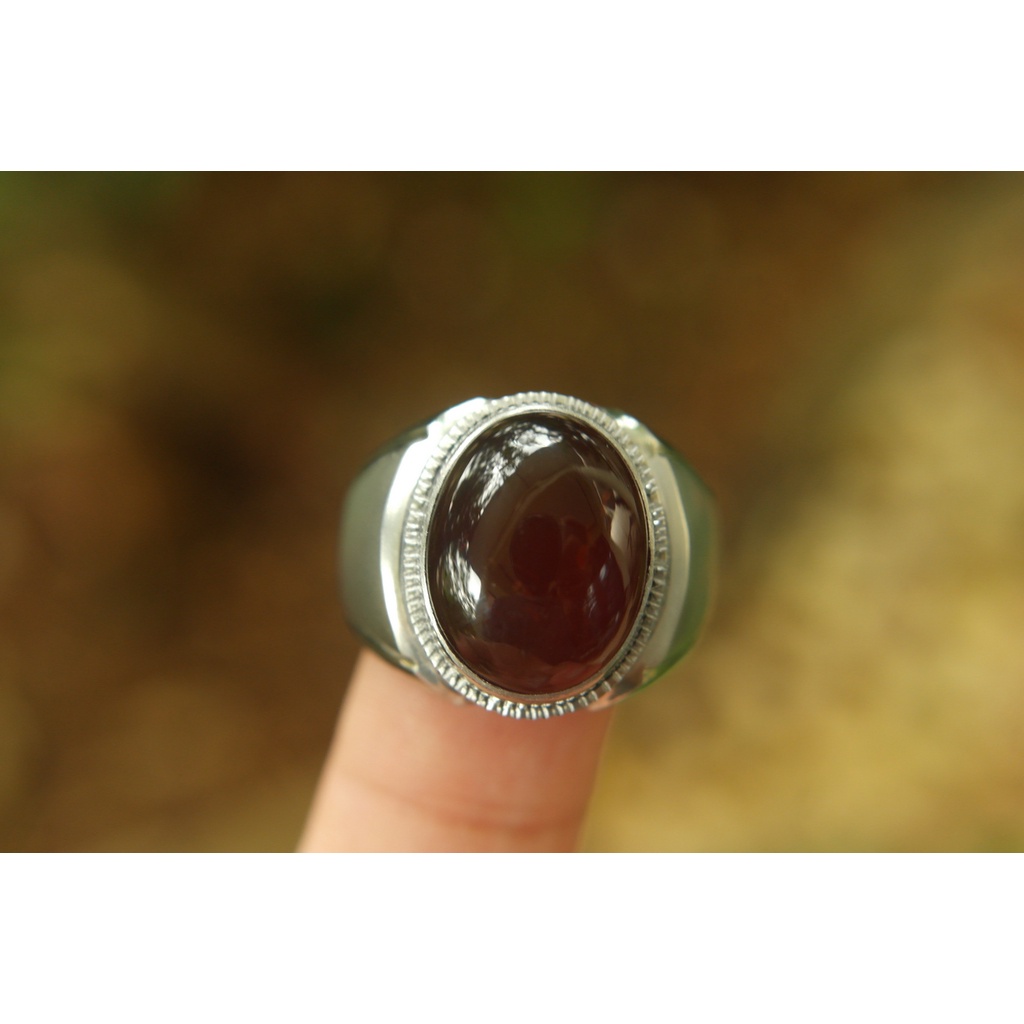 Natural Yaman Ahmar Memo Ring 10 Kode M1