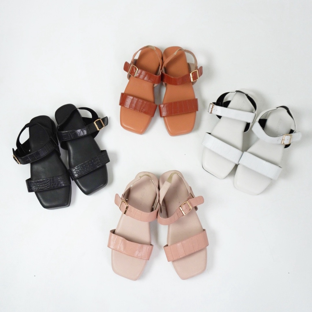 AURELL - Ivanca Platform Wedges Wanita Bigsize 41-46 Garansi 60 Hari