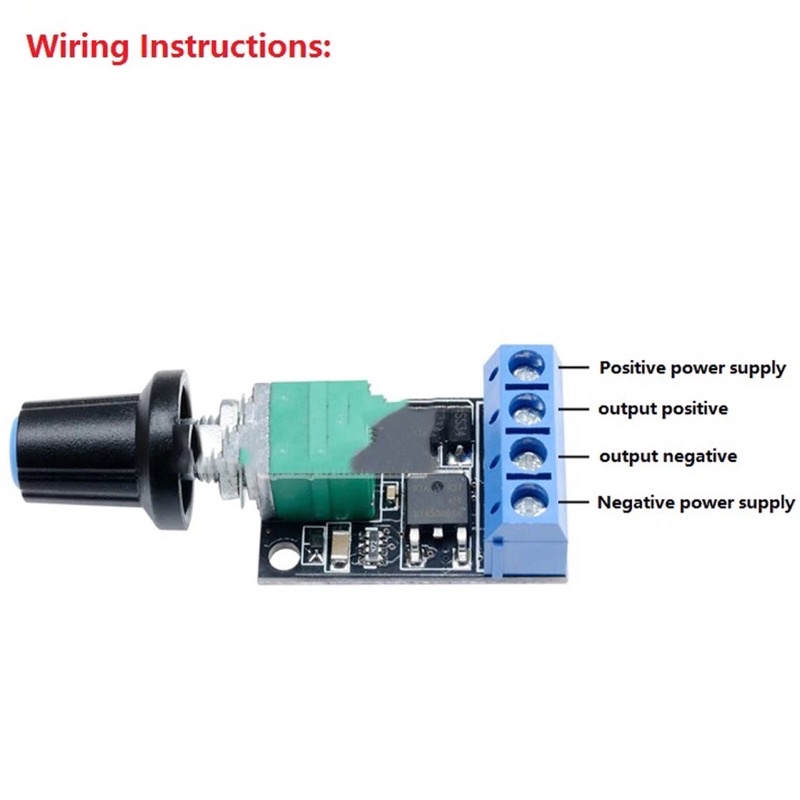 Regulator LED Peredupan 5 V-16 V 10A DC Motor Speed PWM Kecepatan Stepless Ultra Linearitas Tinggi