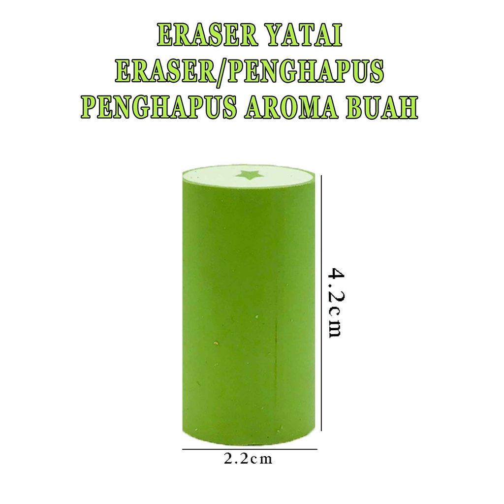 Penghapus * Eraser Yatai * Penghapus Aroma Buah * Eraser 6536