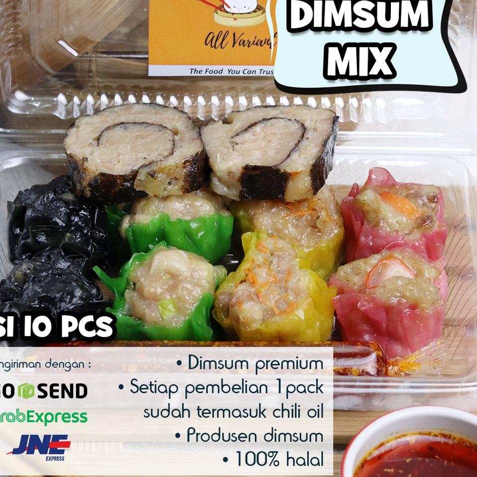 

【F⚡ASH SALE✅】 dimsum siomay halal enak murah rasa mix isi 10