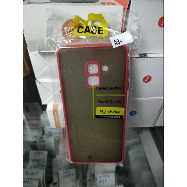 Case Aero My Choice Samsung A8 Plus A8+ Case Silikon Dove Pelindung Camera