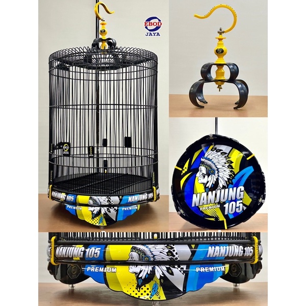 SANGKAR KANDANG MURAI EBOD DECAL PVC NANJUNG UK NO2