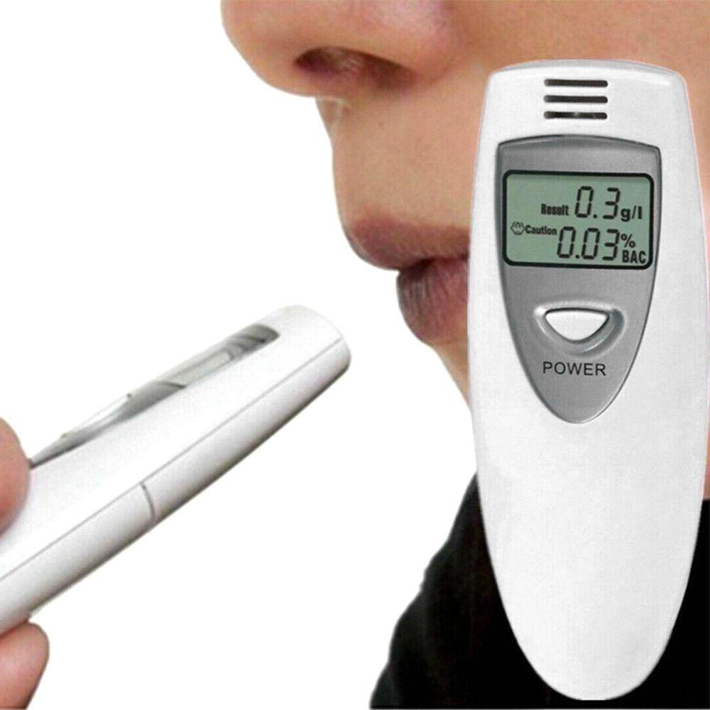 POPULAR Digital Breath Alcohol Tester Portable LCD Display Detektor Gas Profesional