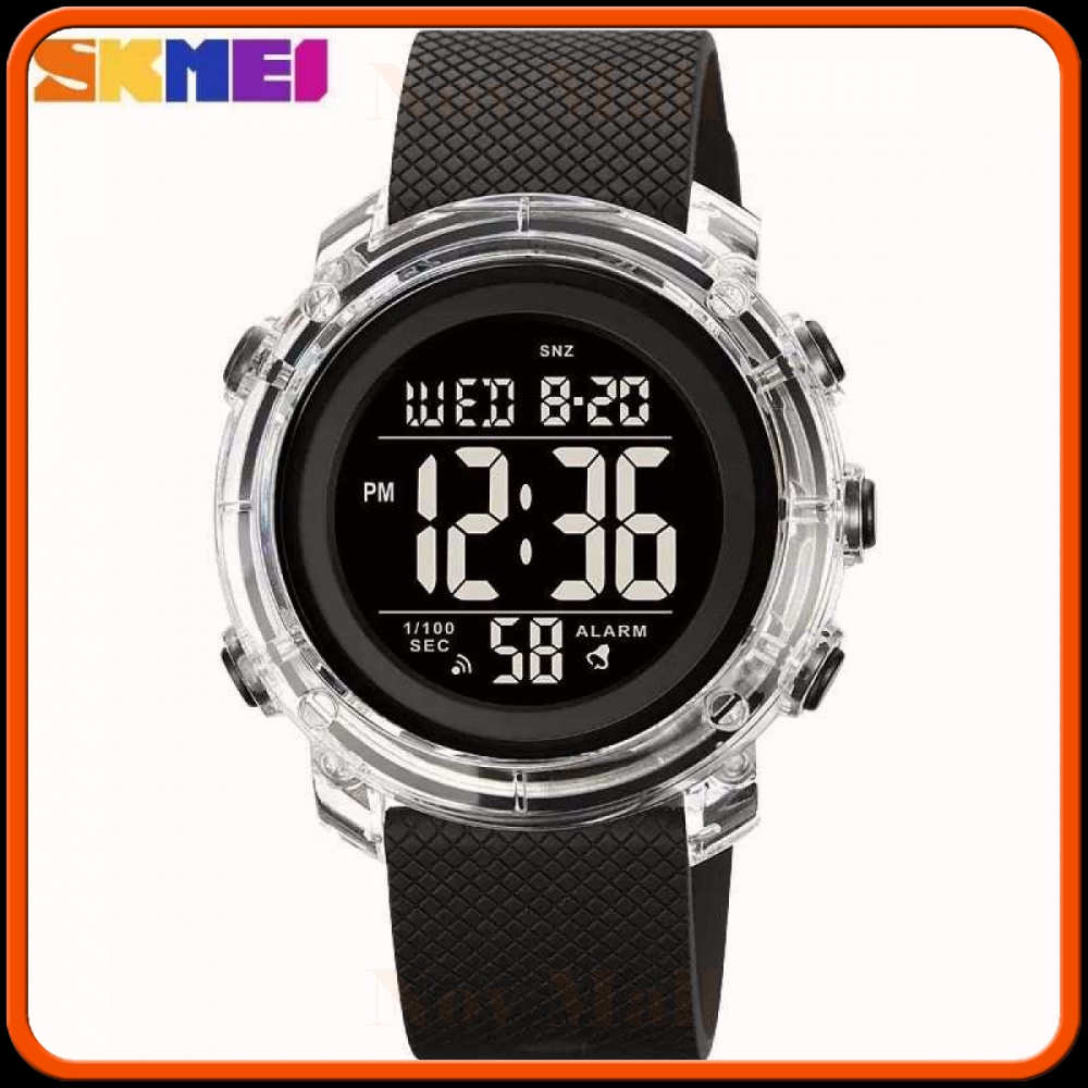 SKMEI Jam Tangan Pria Digital Sport Watch Alarm Waterproof LED Light - 1996