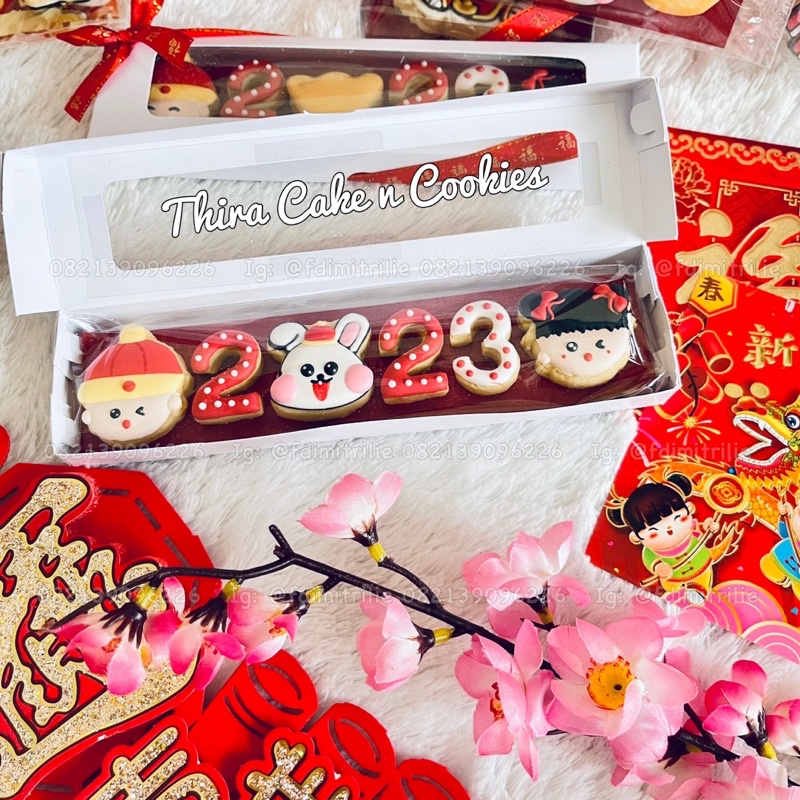 

cookies imlek kue kering cny kukis sincia kado hamper gift rabbit