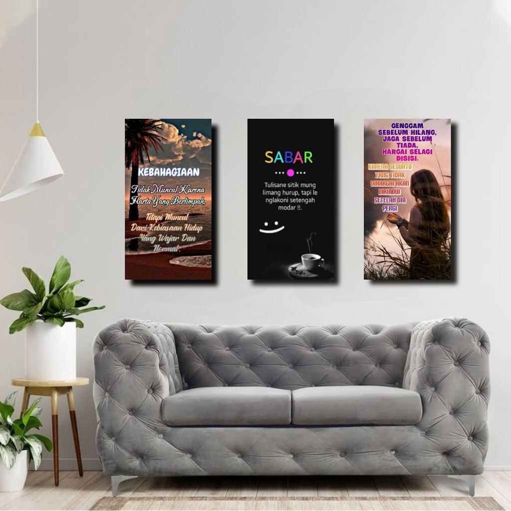 Hiasan dinding kata motivasi |kata mutiara |pajangan dinding kamar kantor jumbo |walldecor |poster d