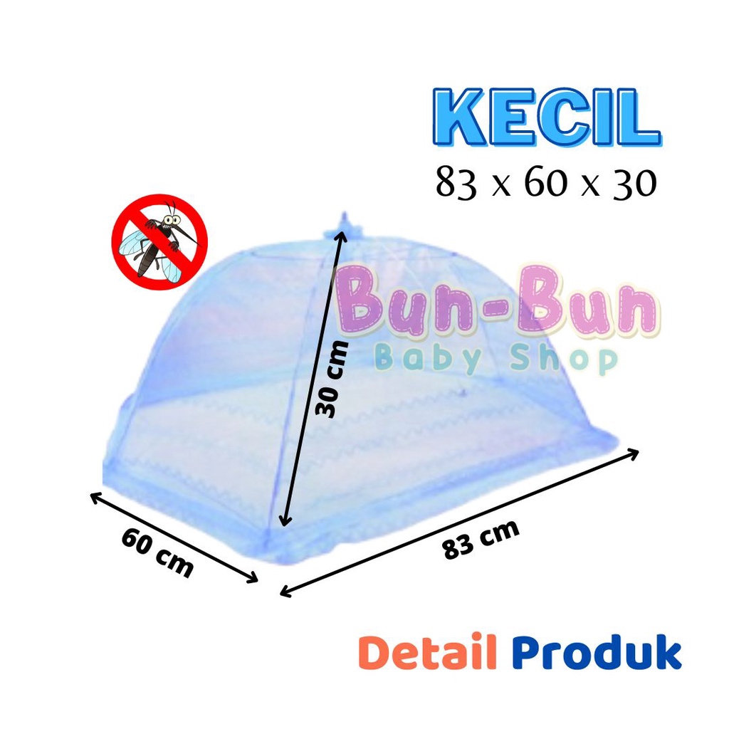 Kojong Bayi Kelambu Bayi JUMBO Perlengkapan Tidur Baby Newborn Baru Lahir New born Anti Nyamuk Peralatan Murah Lipat Bunbunbabyshop