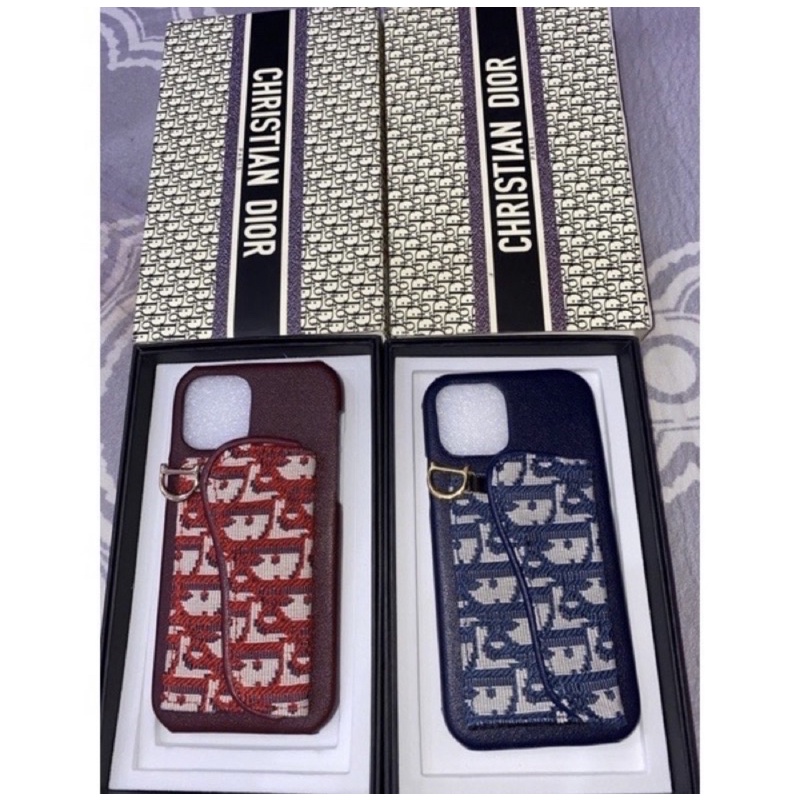 Oblique Dior Case Iphone 13 PROMAX - Navy Blue