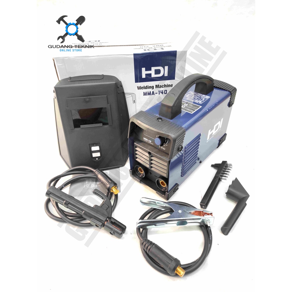 Mesin Las Listrik 140A HYUNDAI HDI MMA140 / Mesin Inverter Welding Trafo Travo Las MMA 140 MMA-140 HYUNDAI