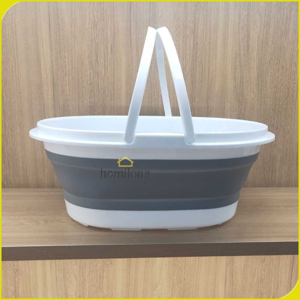 LAZEWING Baskom Ember Lipat Laundry Water Bucket Foldable - BPS244