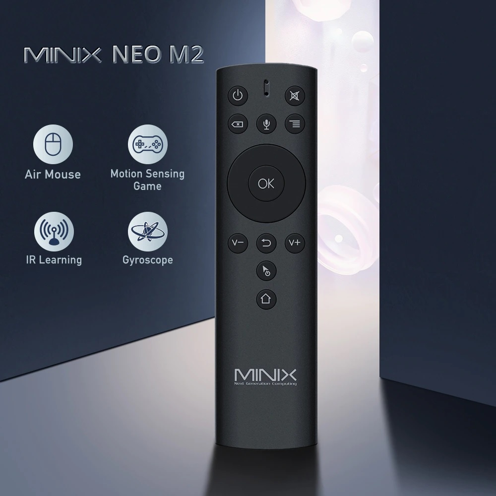 MINIX NEO M2 Smart Remote - 2.4G Motion Sensing Air Mouse with Voice - Remote Pintar dari MINIX untuk Smart TV/Proyektor/Mini PC/Android Box dll