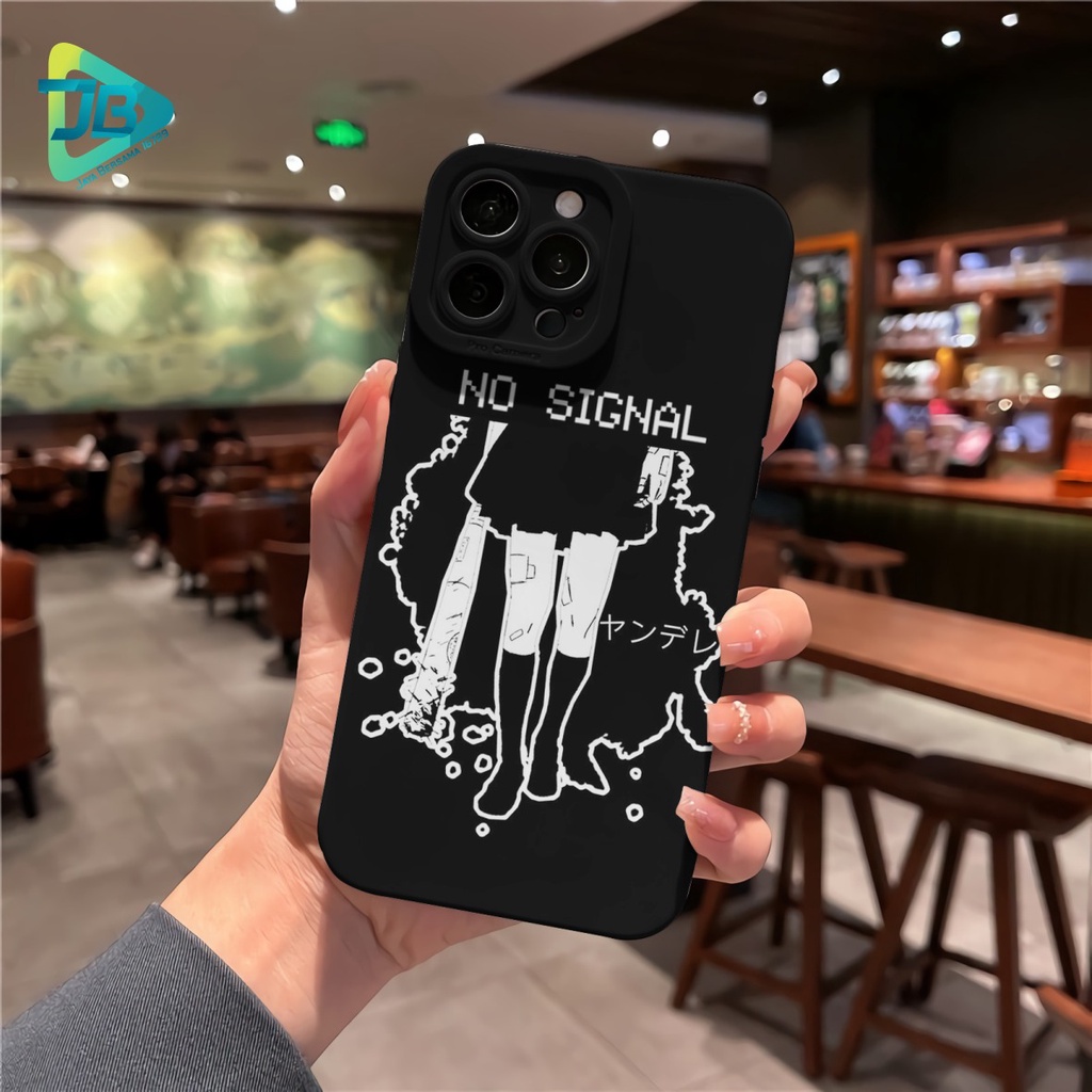 CUSTOM CASE SOFTCASE SILIKON PROCAMERA NO SIGNAL CUSTOM IPHONE 6 6S 7 7+ 8 8+ X XS MAX 11 12 13 14 PRO MAX  JB6722