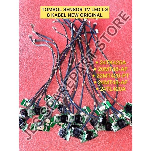 Tombol Sensor TV LED LG 24TK425A 20MT48 24MT48 8 KABEL NEW ORI