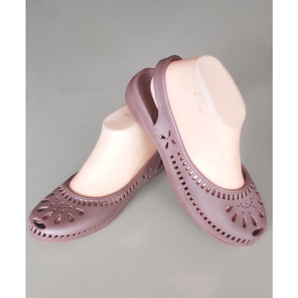 Sepatu Flat Wanita Q-502 Slip On Empuk Anti Selip