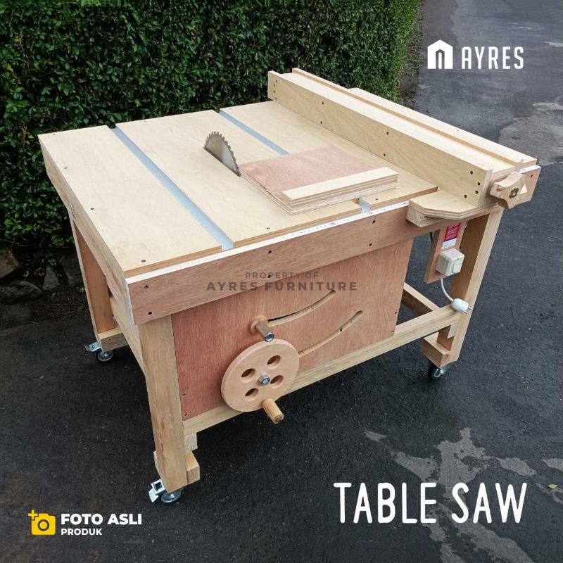 Table saw rakitan circular saw bisa miring 45 derajat Mesin Makita