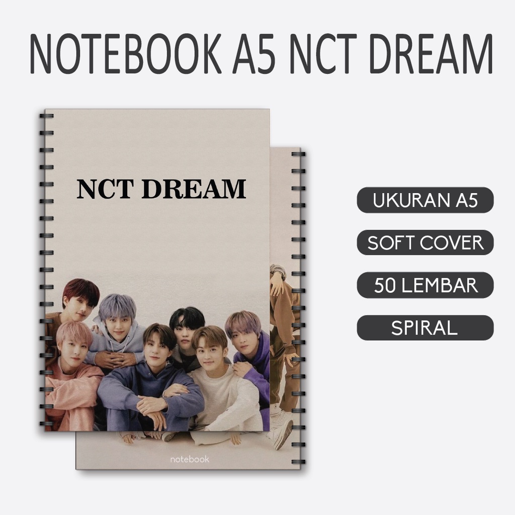 

NOTEBOOK A5 KPOP NCT DREAM EDITION