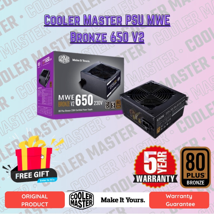 Cooler Master PSU MWE Bronze 650 V2