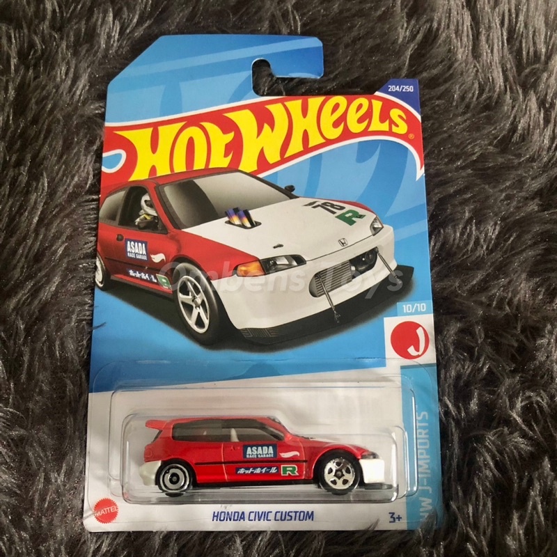 Hot Wheels Honda Civic Custom Merah