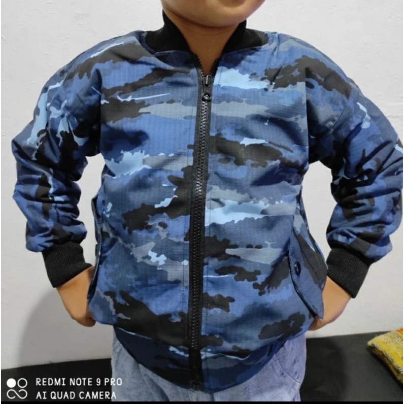 JAKET TNI AU ANAK - JAKET MALVINAS ANAK - JAKET ANAK TNI AU