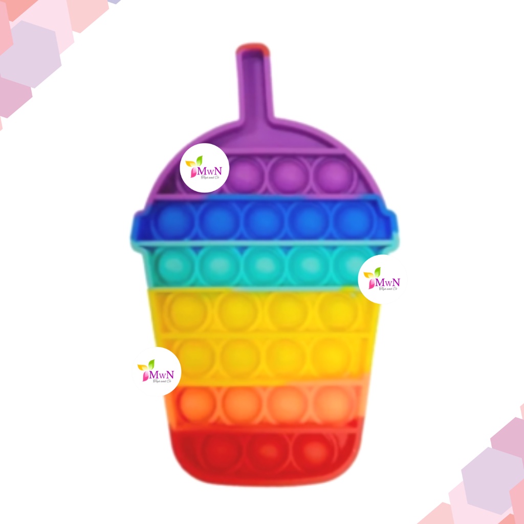 mwn.toys  POP ITS PUSH BUBBLE FIDGET SENSORY TOYS MAINAN PENGHILANG STRESS
