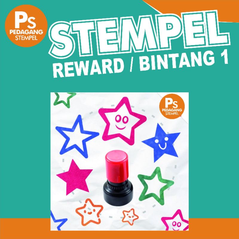 

Stempel Nilai Guru / Stempel Reward Bintang Satu / Stempel Nilai