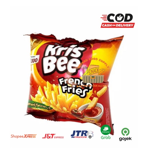 

( BERKAH ) KRIS BEE French Fries Kentang Goreng 9gr Eceran Snack Cemilan Anak Murah